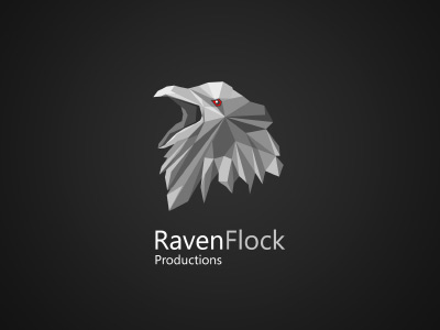 RavenFlock Productions v2 dark fresh geometric geometry minimal raven