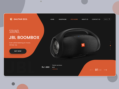 Ecommerce Landing Page Templates PSD