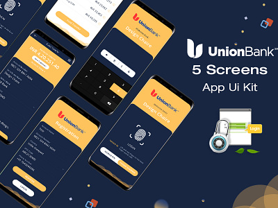 Union Bank Ui Design Concept PSD android android app app booking app design free psd icon illustration ios profile psd register user profile vector web website