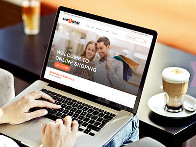 Responsive Web landing Page for Shopping