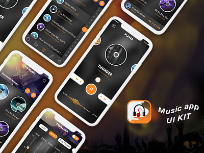 New Music design app ui concept PSD android android app app booking app design free psd icon ios login logo profile psd register ui user profile vector web website