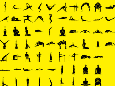 Yoga Exercises Icons android app app booking app design free psd ui user profile