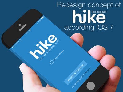 Free psd hike redesign concept