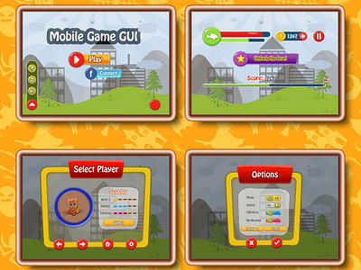 Mobile Game GUI Free Download