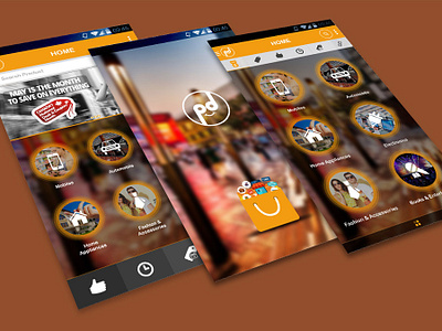 Shopping app concept design