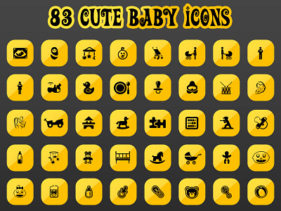 83 Cute Baby Icons android android app animation app booking app branding design free psd icon illustration ios login logo register typography user profile ux vector web website