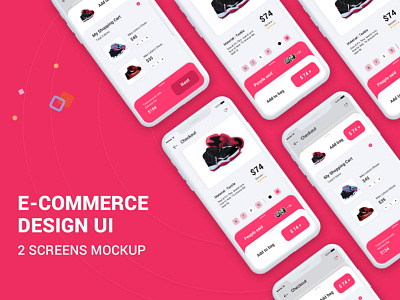 New design e-commerce app Ui PSD