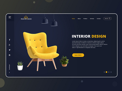 Best Interior Design Website Templates PSD android app app design free psd illustration ui user profile web website