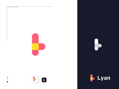 Lyan Logo Design app icon app logo app logo design brand identity branding branding and identity colorful design flat icon logo logo design logos logotype minimal