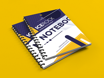 Notebook | IceRock Development brand branding corporate design design graphic identic notebook print