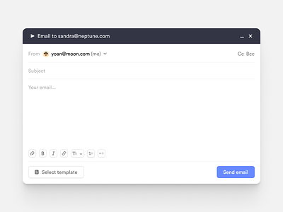 Crew.work — Email composer