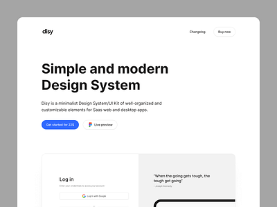 Disy — Landing Page