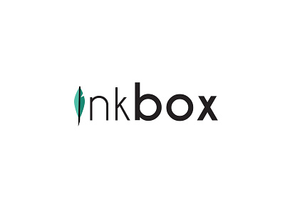 Inkbox branding flat illustration logo