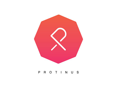 Protinus branding engineering gradient logo