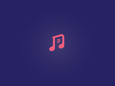 P Music Icon icon logo music pitch player playlist pop tunes