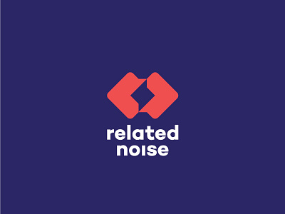 Related Noise - Brand ID abstract angles brand identity logo mark minimal shape