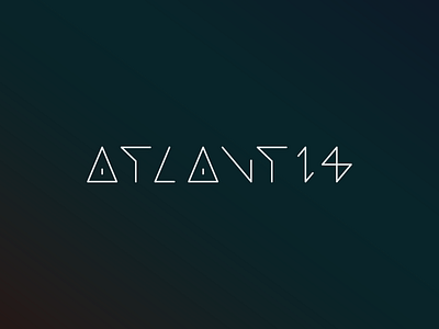 Atlantis Type atlantis custom design font lettering logos typography wip