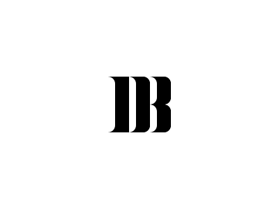 DB3 brand deco identity iterations logo mark variation