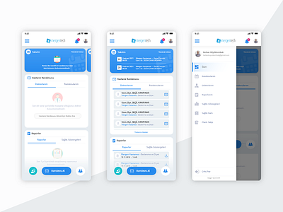 hospital appointment system application by Berkan Büyüktombak on Dribbble