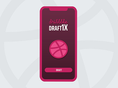 Dribbble Invitation design draft drafting dribble invite invitation invite ios app mobile mobile design ui