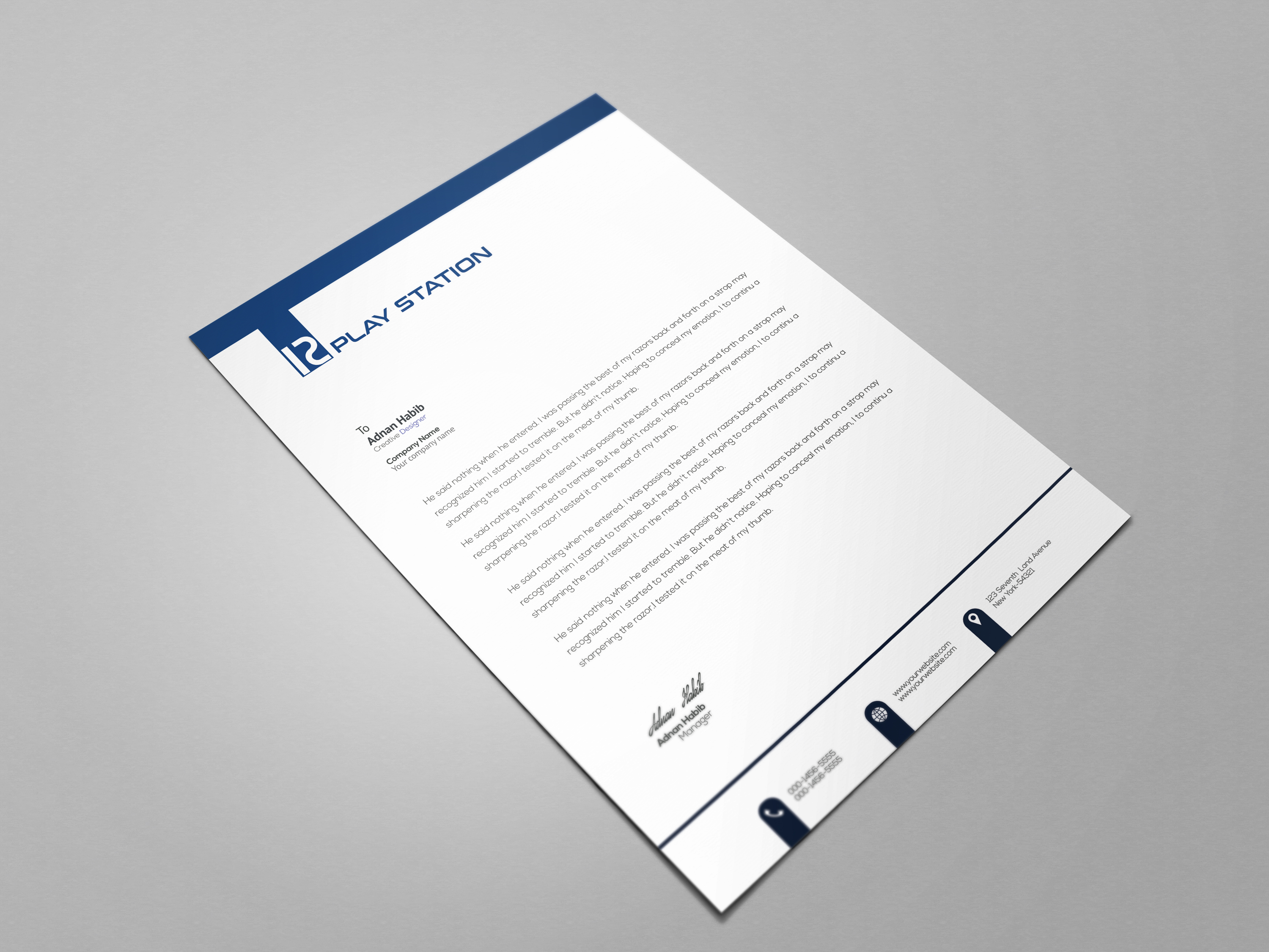 How To Create A Word Template For Letterhead