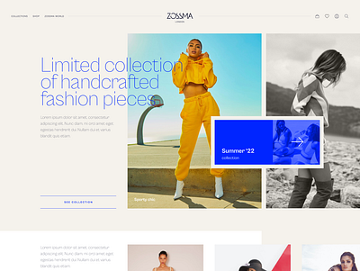 Zossma web design