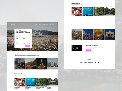 Locations an Airbnb Inspired Travel Platform airbnb landing page travel travel app