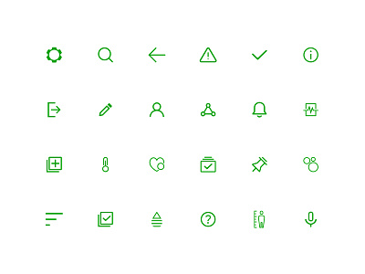 New icons for nintoapp brand branding design favicon flat graphic design green icon iconography icons illustration line logo minimal product simple svg ui ux vector