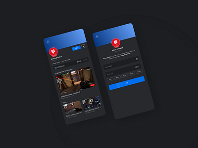 Stream donation pages for Artifex 3d animation branding content creator darkmode design donation flat follow graphic design identity illustration minimal stream subscribe tip ui ux vector