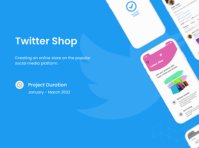 Twitter Shop app case study design flat graphic design illustration ios logo product design prototyping shop social media twitter ui uiux
