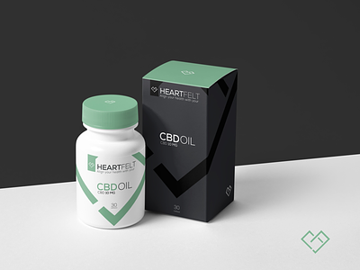 CBD Oil Packaging cbd health heart heart logo nutrition package packaging ui design ux design wellness