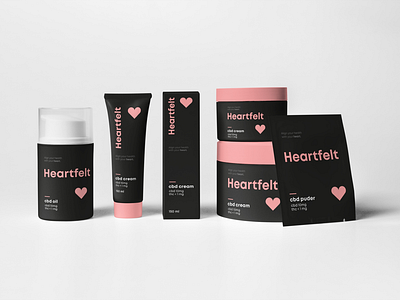 Healthcare Packaging cream healthcare heart heart logo modern packagedesign packaging