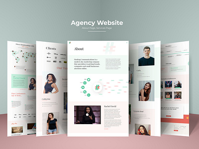 Agency Website About and Services Page