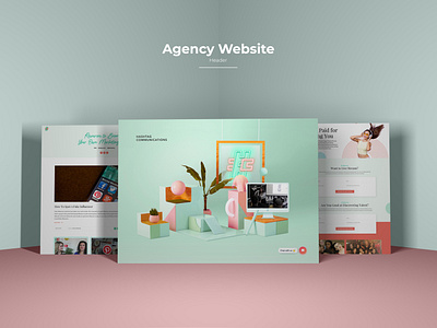 Agency Website: Hero Library and Services Page