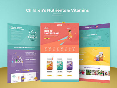 Children Nutrients & Vitamins Website