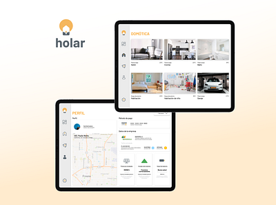 Large screen holar UI app automation branding design energy graphic home icon large screen project renewable renewable energy screen ui ux vector