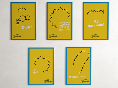 The Simpsons posters