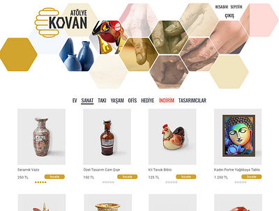 Atelier Kovan Web Site branding logo ui ux web