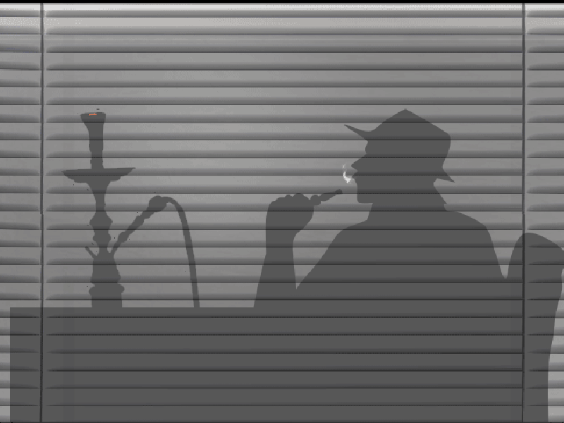 Smoking Hookah animation design game game design hookah illustration silhouette smoking