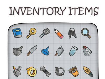 Game Items for RPGs and Adventure Games