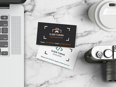 İlker Turan Bussiness Card branding design icon logo typography