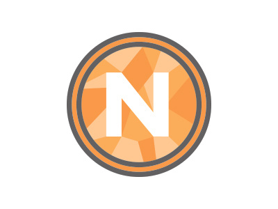 fred north badge branding geometric logo personal