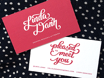 my personal business card business card handlettering lettering logo personal