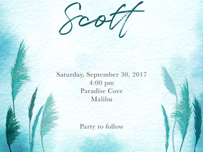 wedding invite snapshot invitation watercolor wedding wip