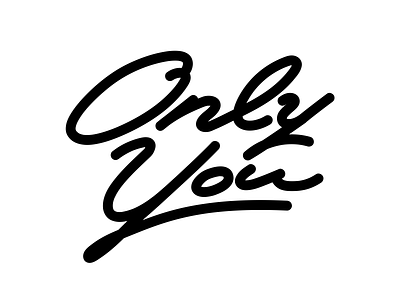 Only You brand identity branding calligraphy calligraphy logo goodtype hand lettering handlettering identity lettering logo script script lettering