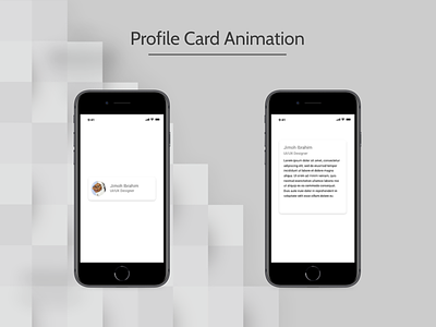 Animated Profile Card