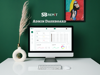 SB Remit - Admin dashboard for transaction review admin dashboard design money transfer ui ux