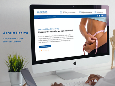 Apollo Health - Website for a weight management service design health mobile ui ux website weight management