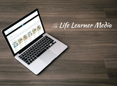 Life Learner Media - Portfolio and e-commerce website for books blog design e commerce mobile product ui ux website