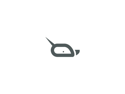 Narwhal Icon animal clean icon line line art mark minimalism narwhal symbol